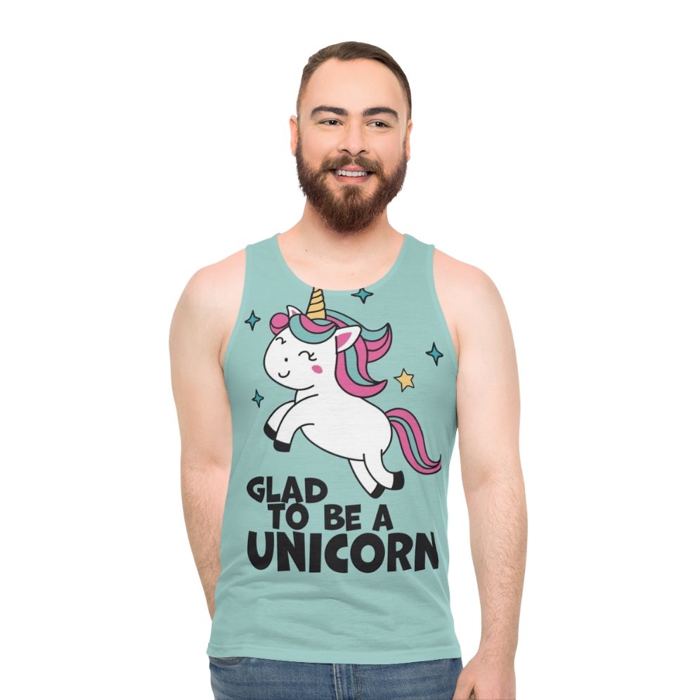 Unisex unicorn tank top