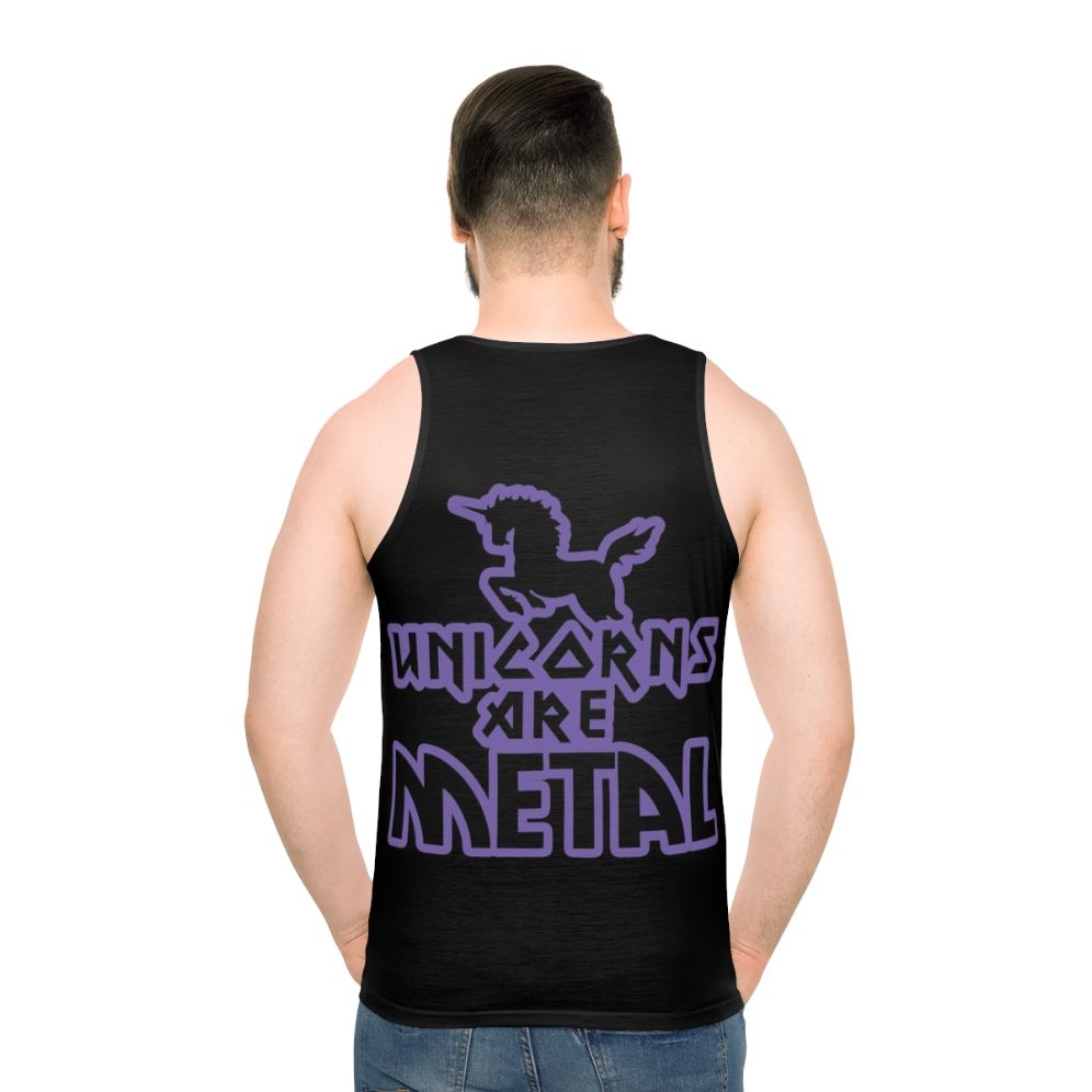 Unisex unicorns are metal tank top