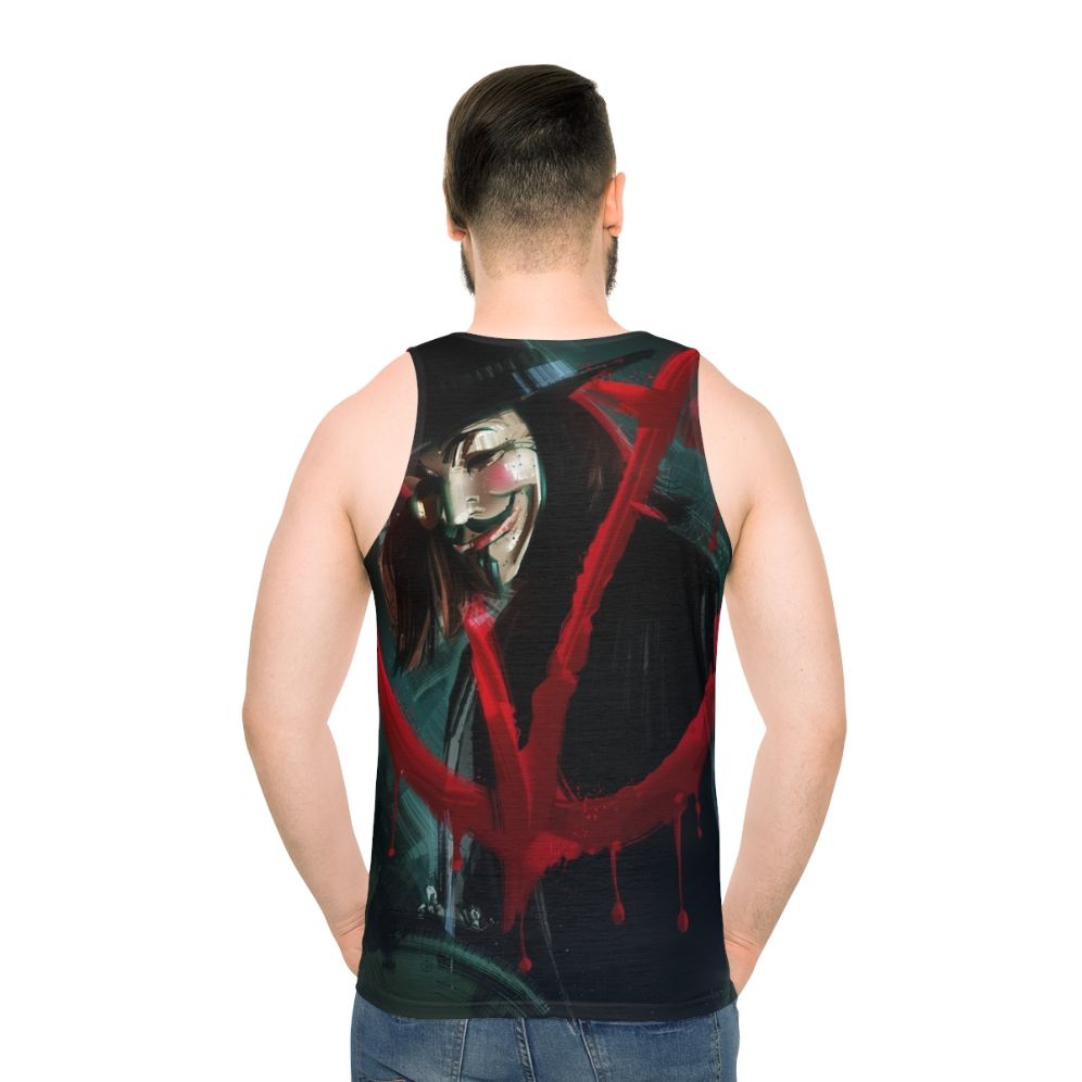 Unisex V For Vendetta Tank Top