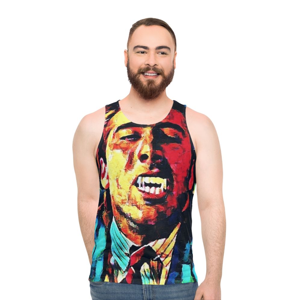 Unisex vampire kiss tank top