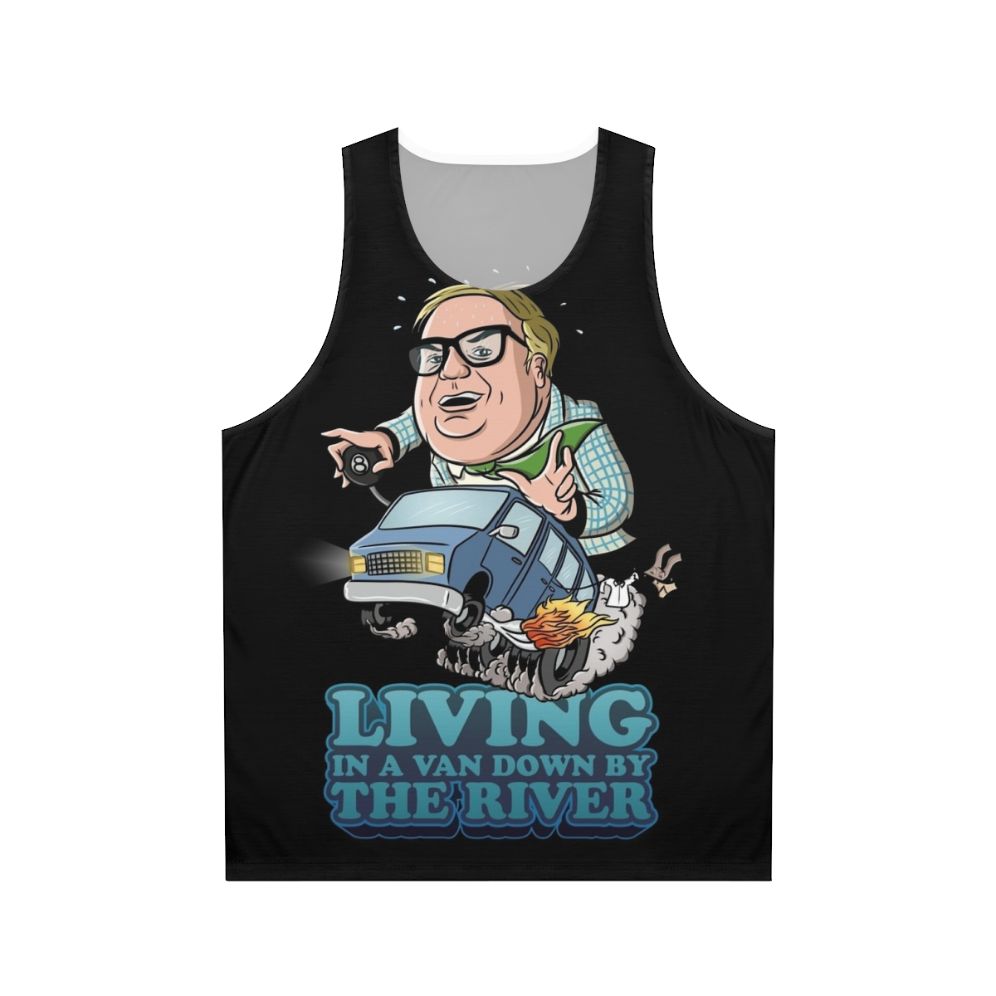 Unisex "Van Down By The River" SNL Chris Farley Tank Top