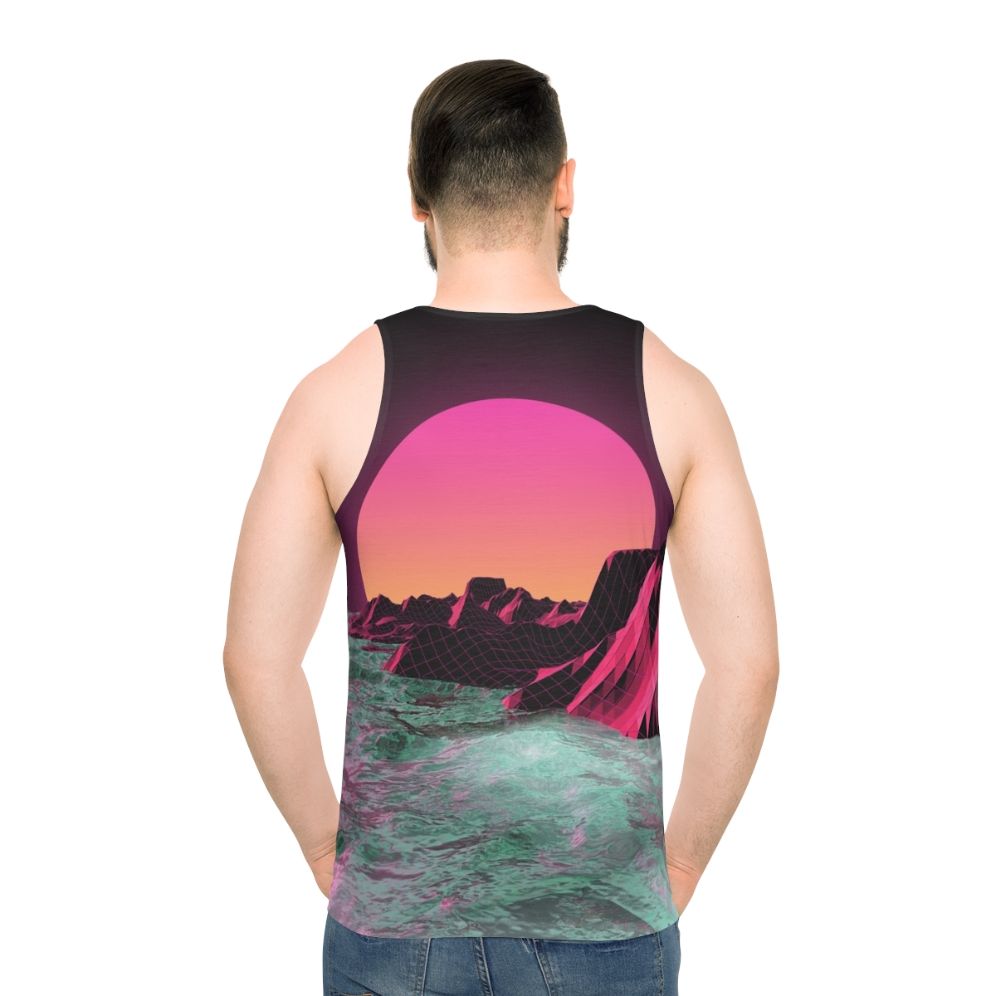 Unisex vaporwave aesthetic retro futuristic tank top