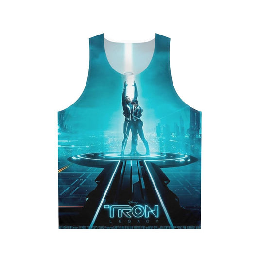 Unisex Vintage Movie Tank Top in Retro Tron-Inspired Style