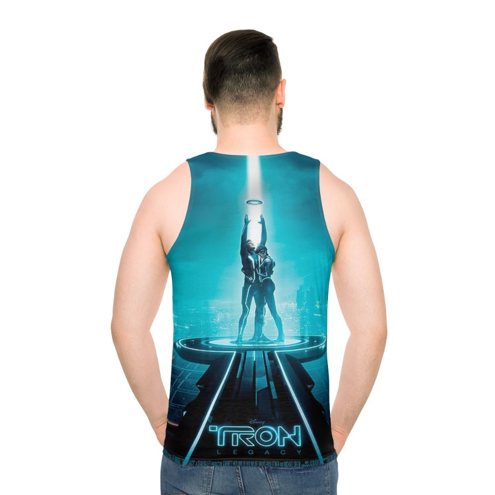 Unisex Vintage Movie Tank Top in Retro Tron-Inspired Style