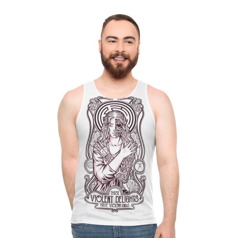 Unisex "Violent Delights" Westworld Inspired Tank Top