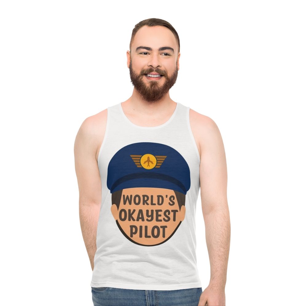 Unisex "World's Okayest" Engineer Tank Top