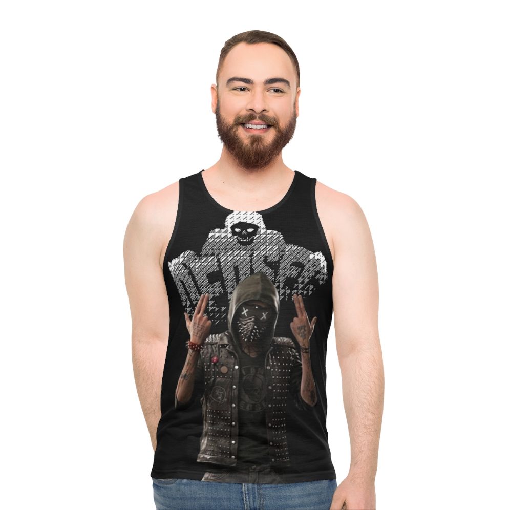 Unisex wrench logo tank top for Watch Dogs fans