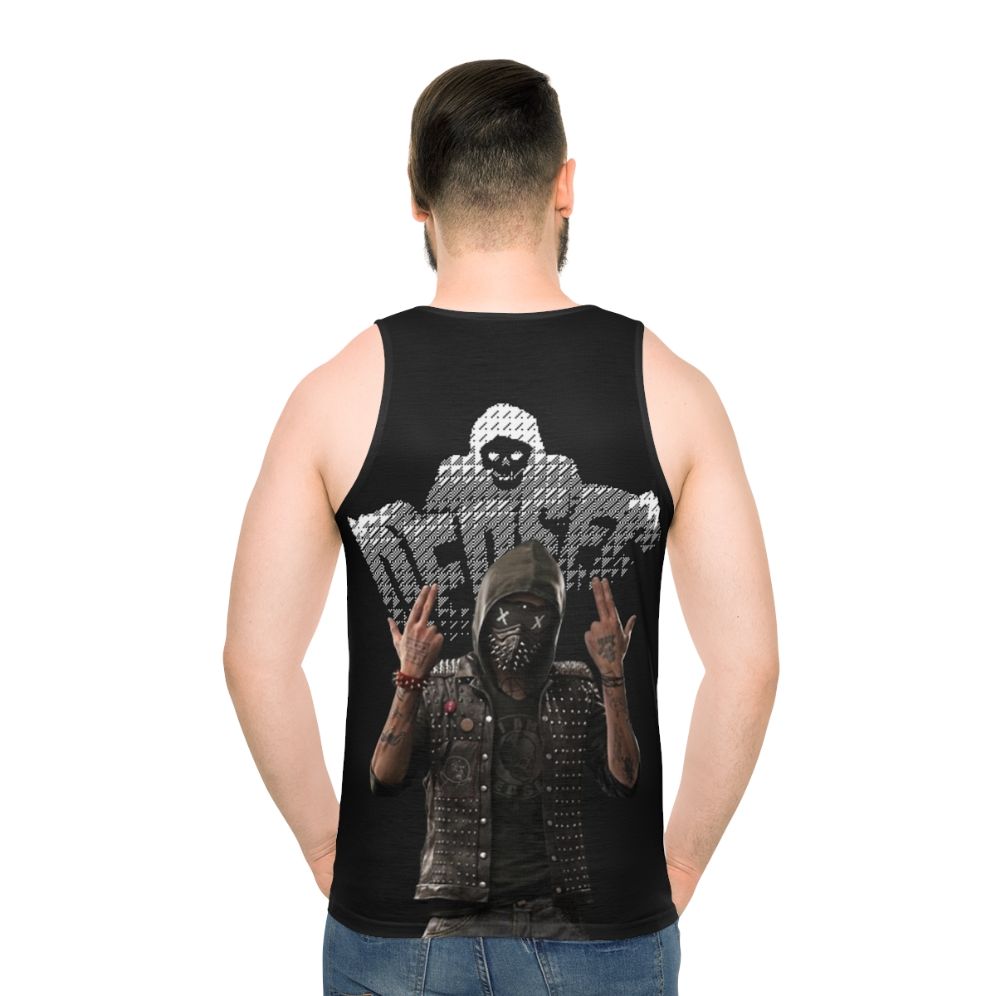 Unisex wrench logo tank top for Watch Dogs fans