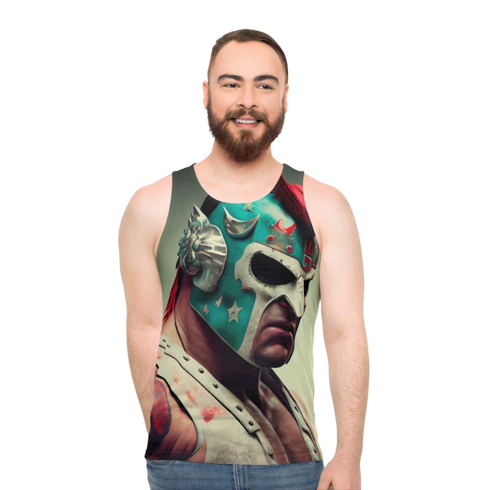 Unisex wrestling tank top for fight fans and culture