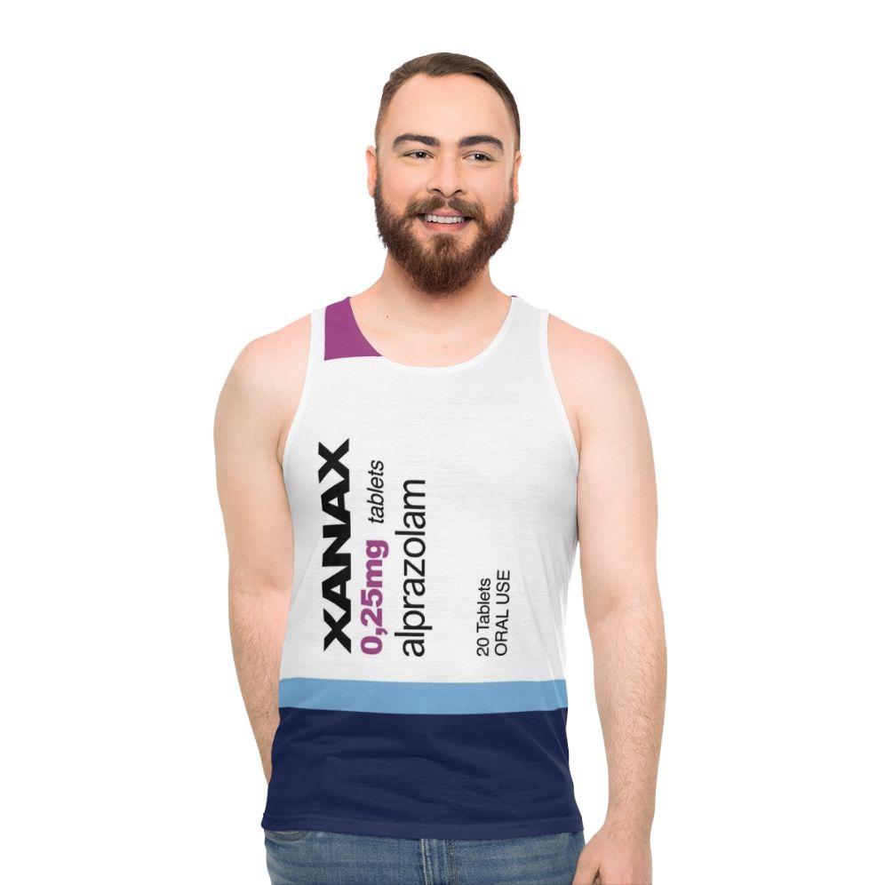 Unisex 'Xanax' sarcastic humor tank top