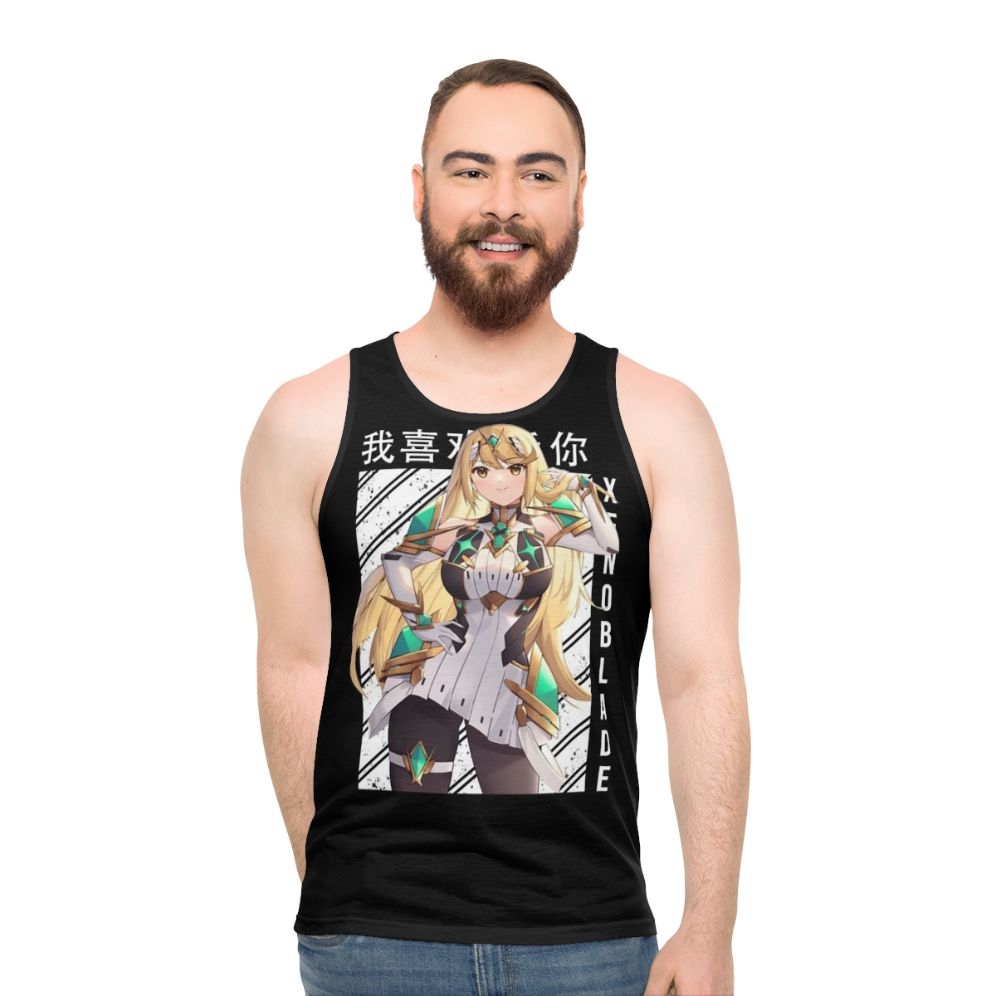 Unisex tank top with Xenoblade Chronicles design