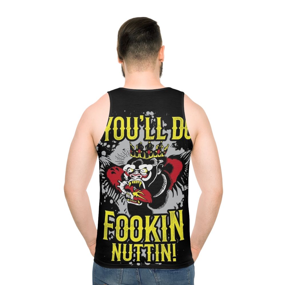 Unisex tank top with "You'll Do Fookin' Nuttin'" text for Irish boxing and MMA fans