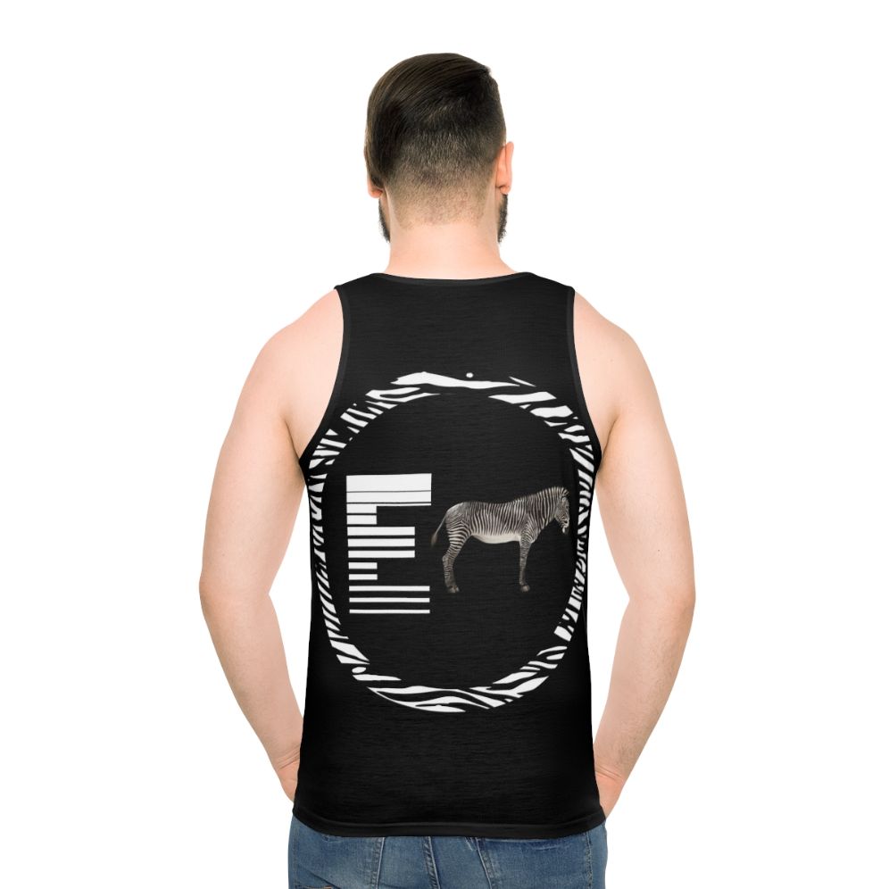 Unisex Zebra Design Tank Top