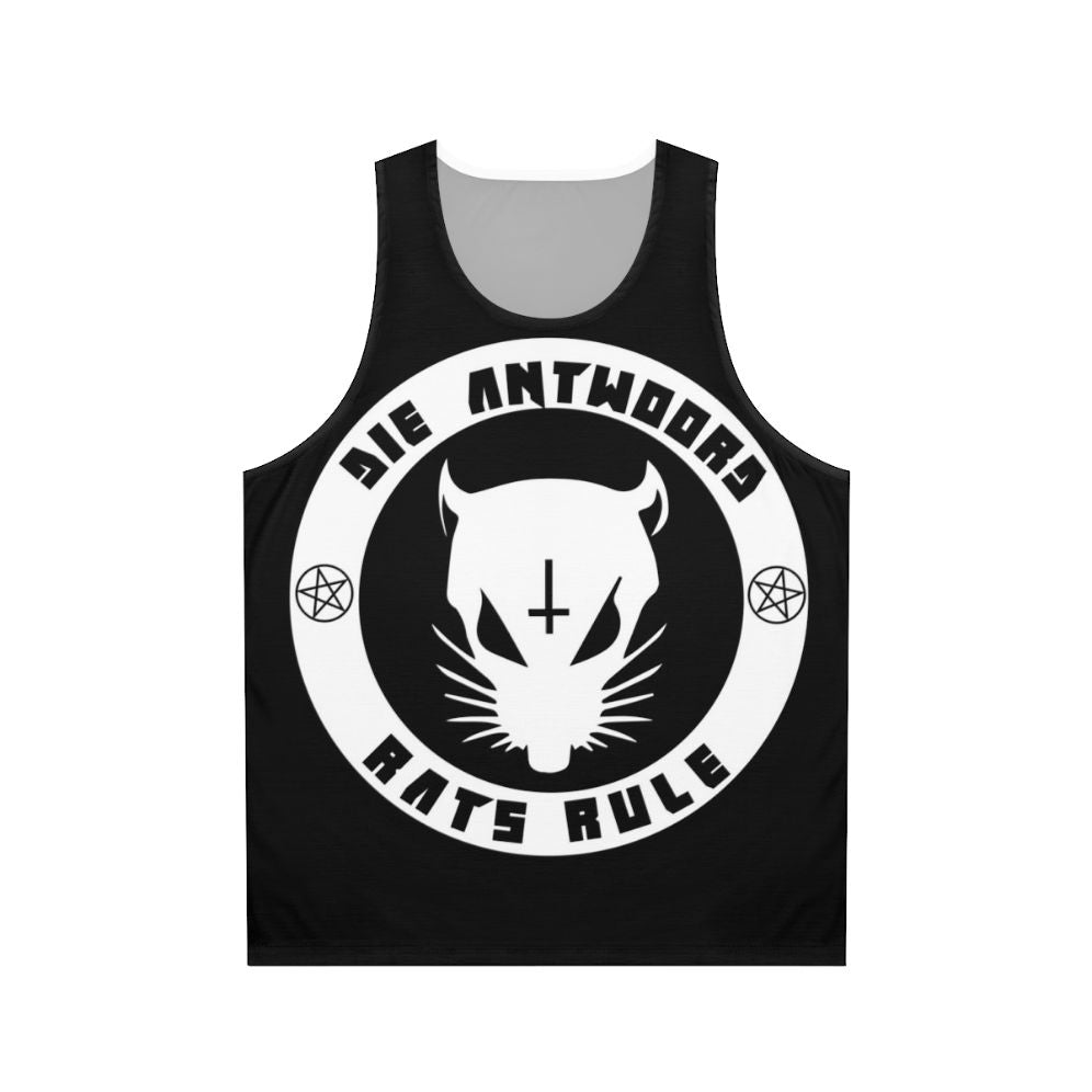 Unisex Zef Style Rat Theme Tank Top