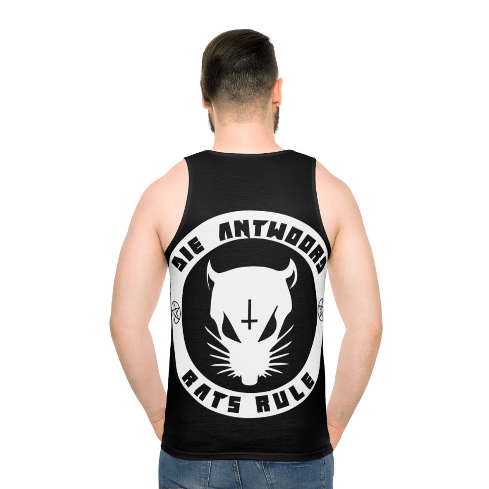 Unisex Zef Style Rat Theme Tank Top