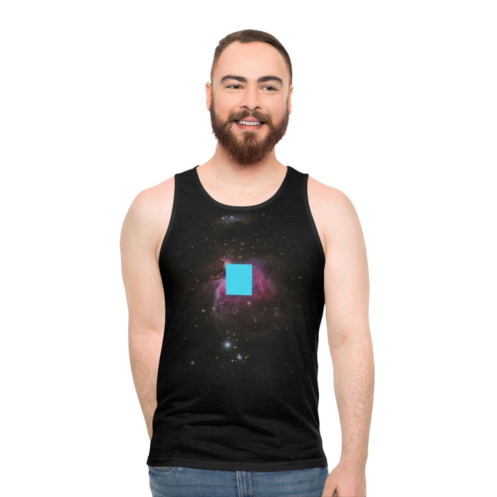 Unisex Zima Blue Tile Design Tank Top