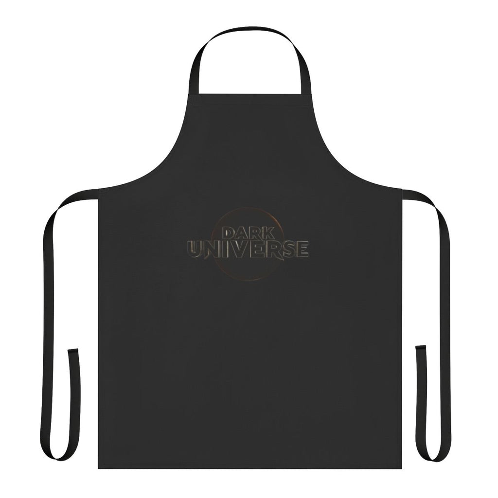 Universal horror movie themed apron with classic monster silhouettes