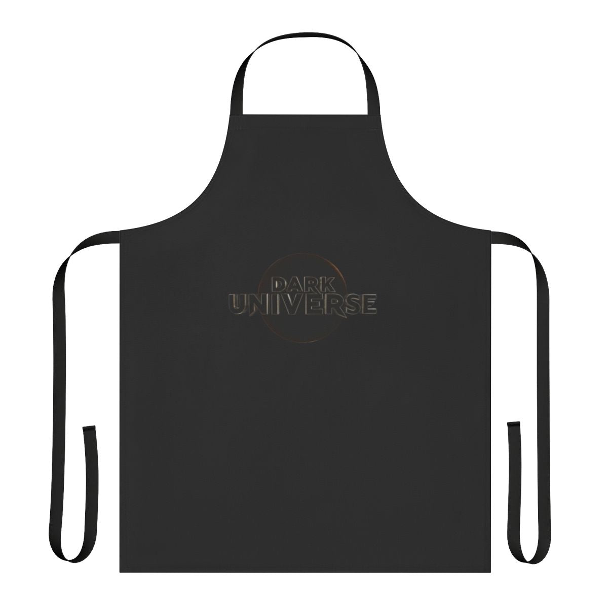 Universal horror movie themed apron with classic monster silhouettes