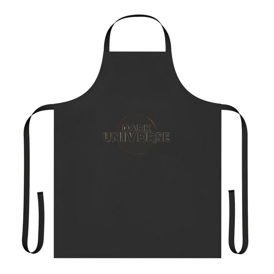 Universal horror movie themed apron with classic monster silhouettes