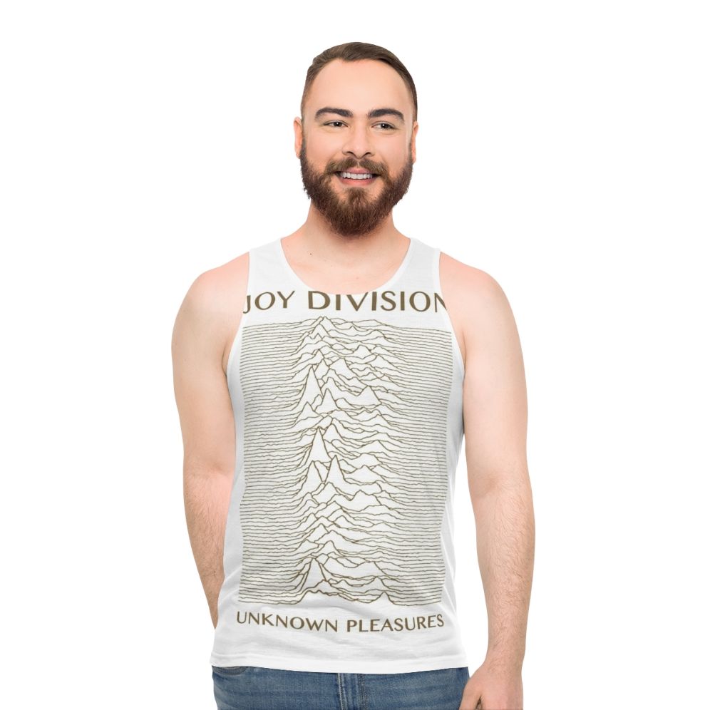 Unknown Pleasures JD Gold Unisex Music Tank Top