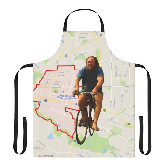 Stylish and Witty "Mad Dog" Themed Apron