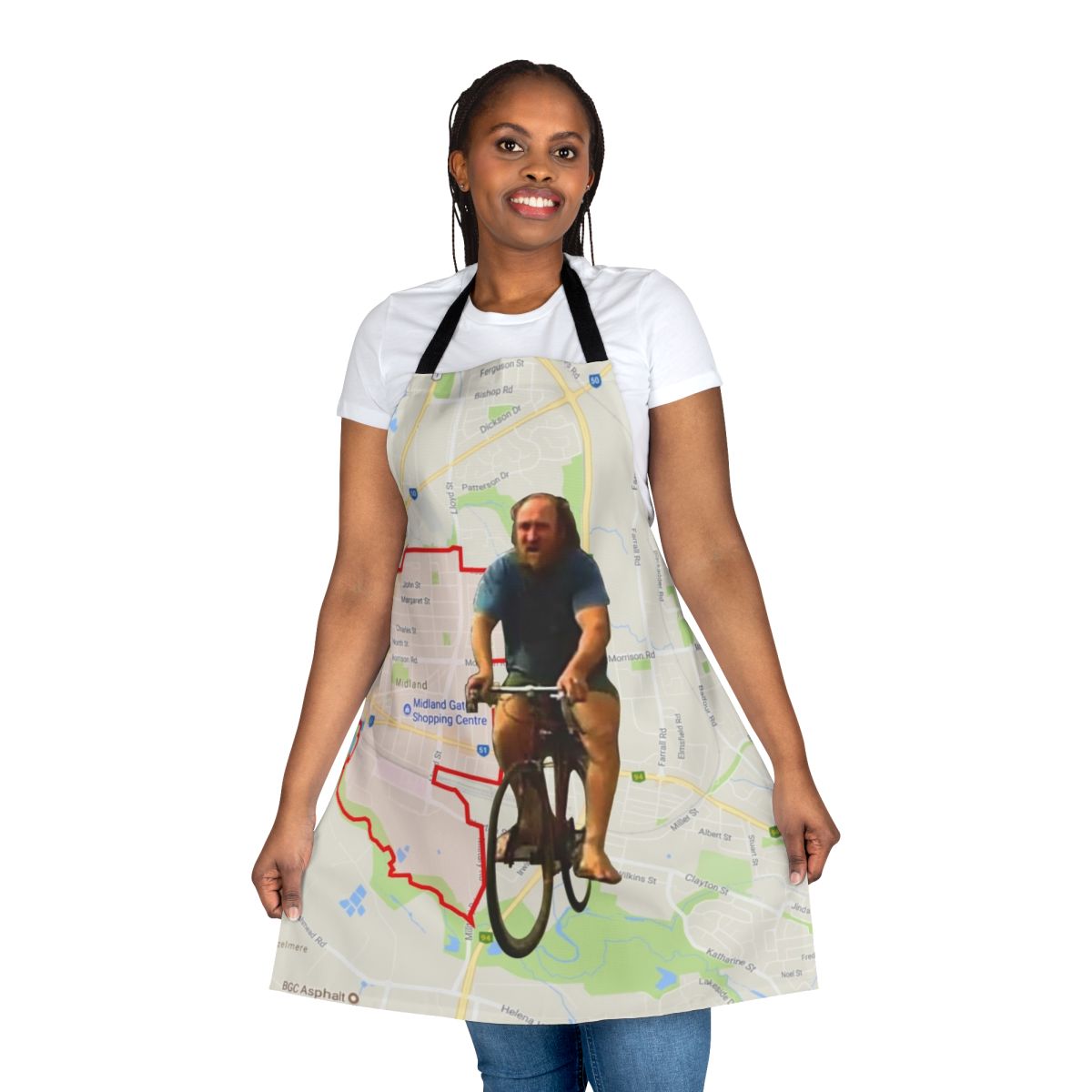 Stylish and Witty "Mad Dog" Themed Apron