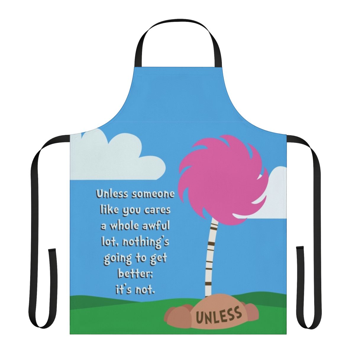 Unless Apron inspired by the Lorax and Dr. Seuss characters