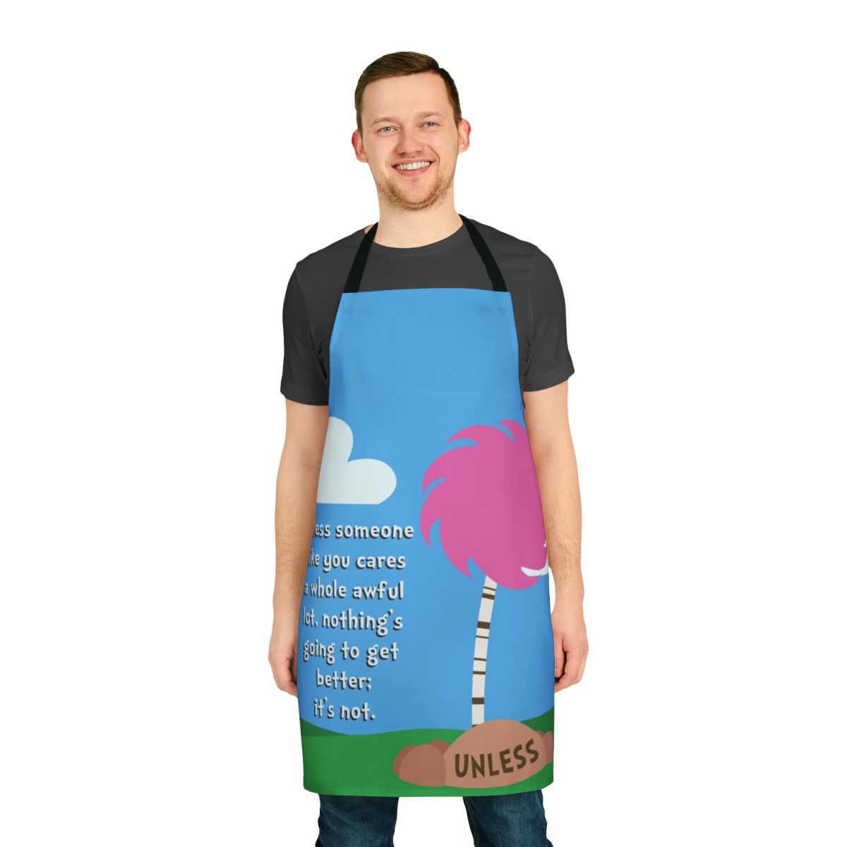 Unless Apron inspired by the Lorax and Dr. Seuss characters