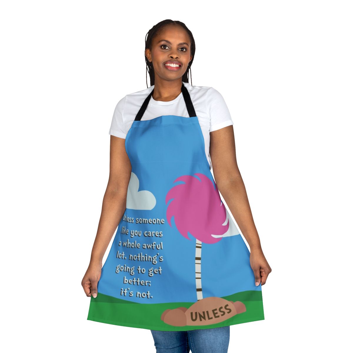 Unless Apron inspired by the Lorax and Dr. Seuss characters