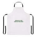 Unofficial comedy-inspired kitchen apron featuring Chris Farley's iconic Matt Foley character from Saturday Night Live