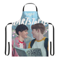 Heartstopper-inspired apron with characters from the Netflix series
