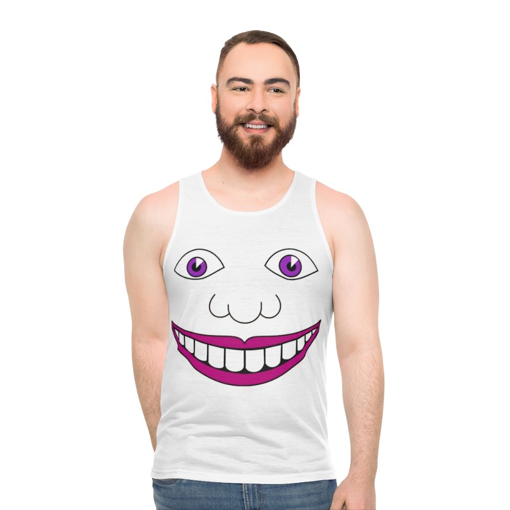 Unsex Unisex Happy Big Mouth Netflix Tank Top