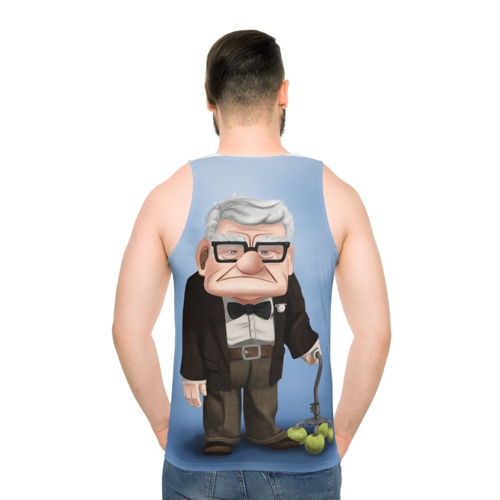 Vintage "Up" Movie Unisex Tank Top with Carl Fredricksen