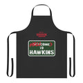 Stranger Things inspired apron featuring the Upside Down and Hawkins design