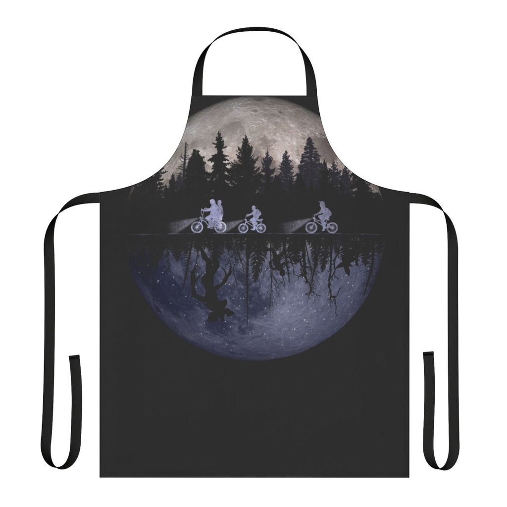 Upside Down Demogorgon-themed apron with eerie, sci-fi inspired design