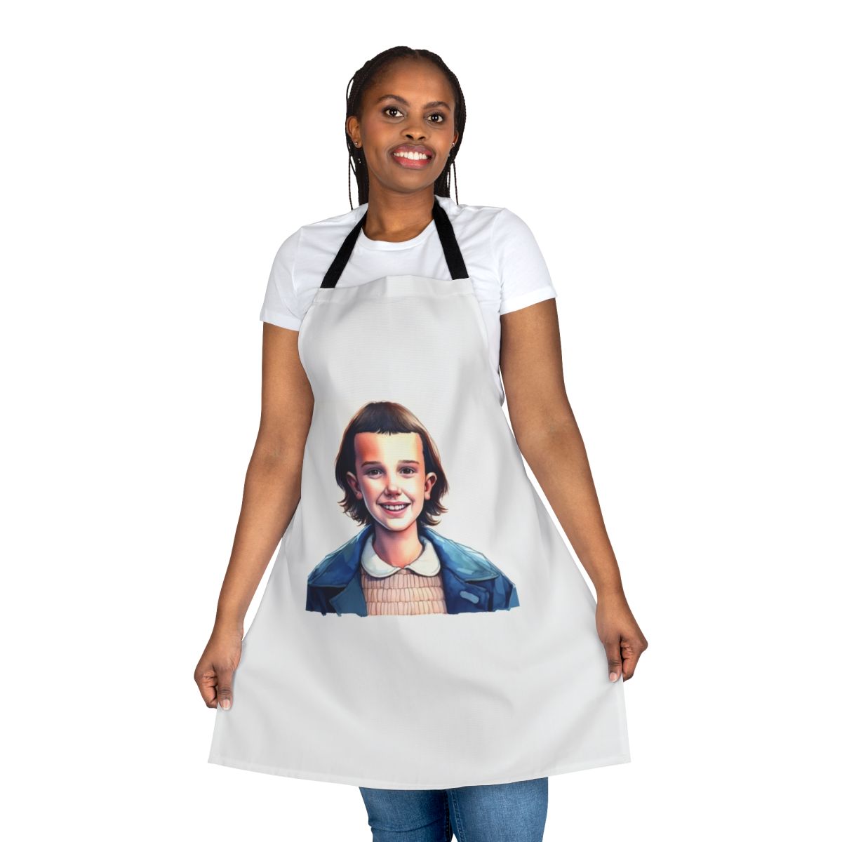 Upside Down Eleven Apron - Inspired by Stranger Things TV Show