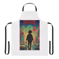 Stranger Things-themed apron with Upside Down and Hawkins design