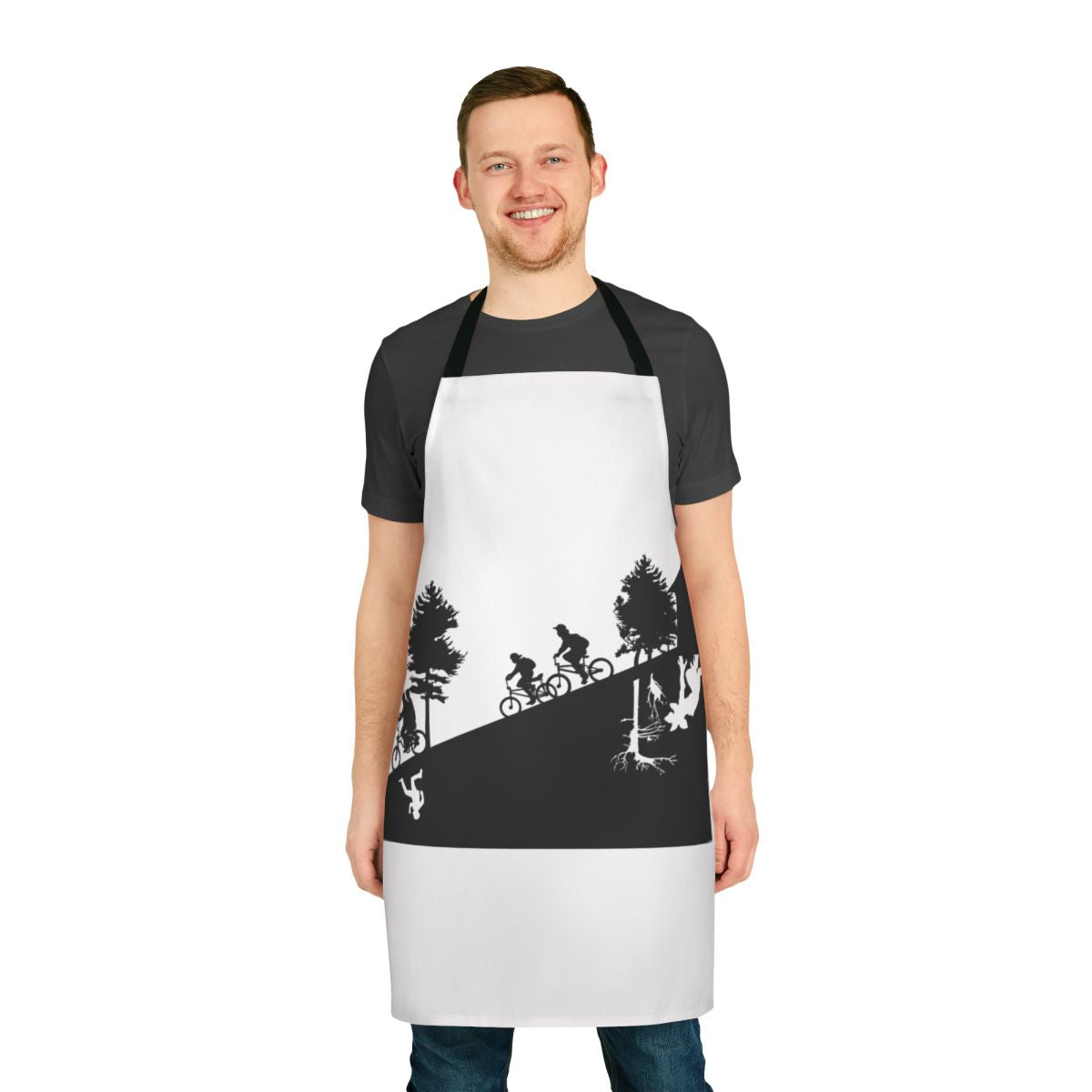 Upside Down Themed Apron with Stranger Things Inspired Design