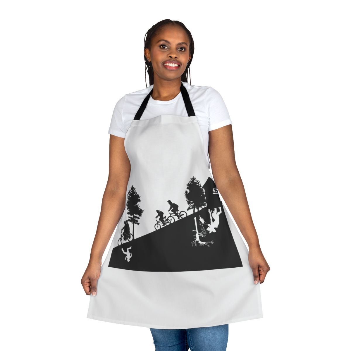 Upside Down Themed Apron with Stranger Things Inspired Design