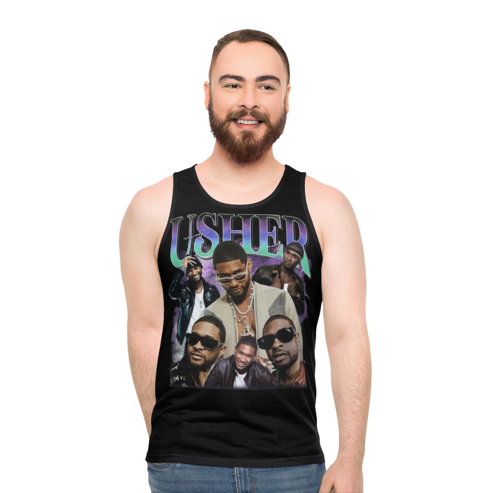 Usher Retro Unisex Tank Top