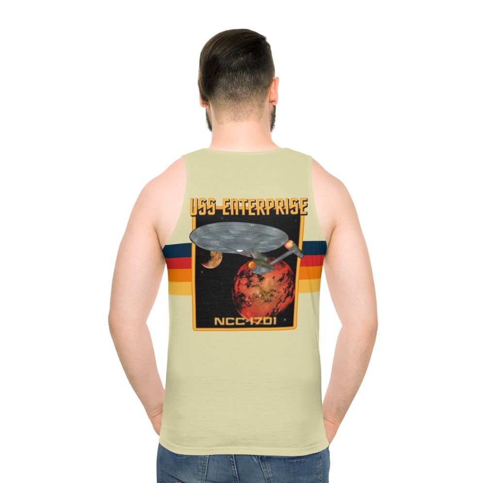 USS Enterprise NCC-1701 Retro Sci-Fi Unisex Tank Top