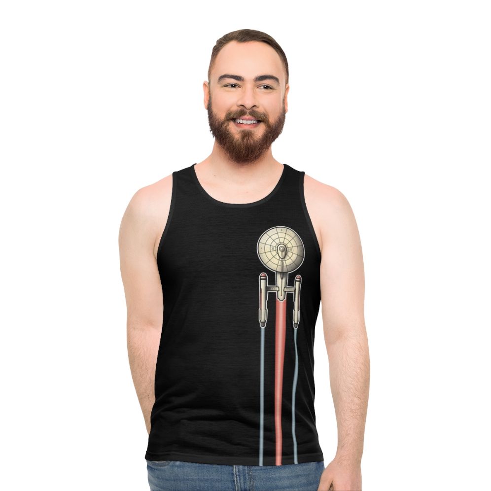 Unisex Star Trek USS Enterprise NCC-1701 Tank Top
