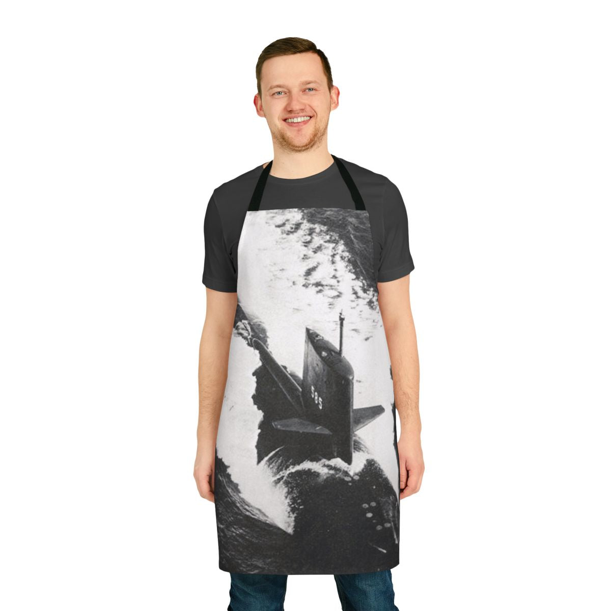 Apron featuring the USS Skipjack SSN 585 nuclear attack submarine