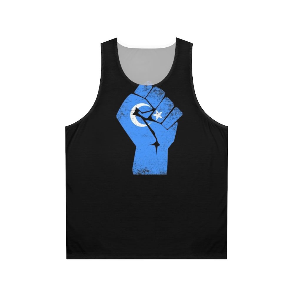 Uyghur Solidarity Unisex Tank Top