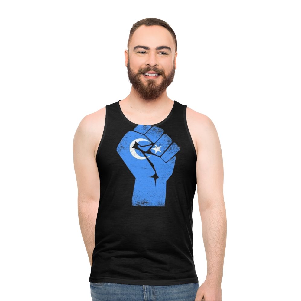 Uyghur Solidarity Unisex Tank Top
