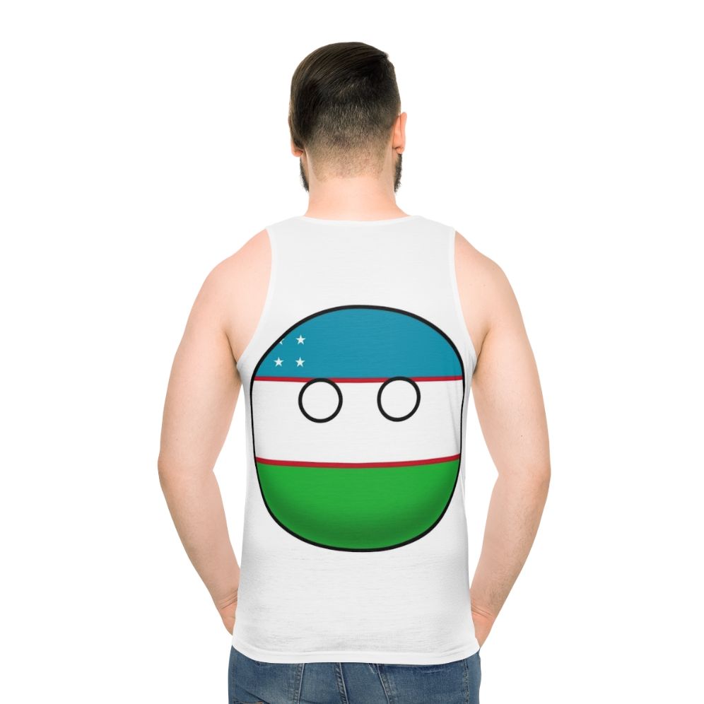 Uzbekistan Countryball Unisex Tank Top