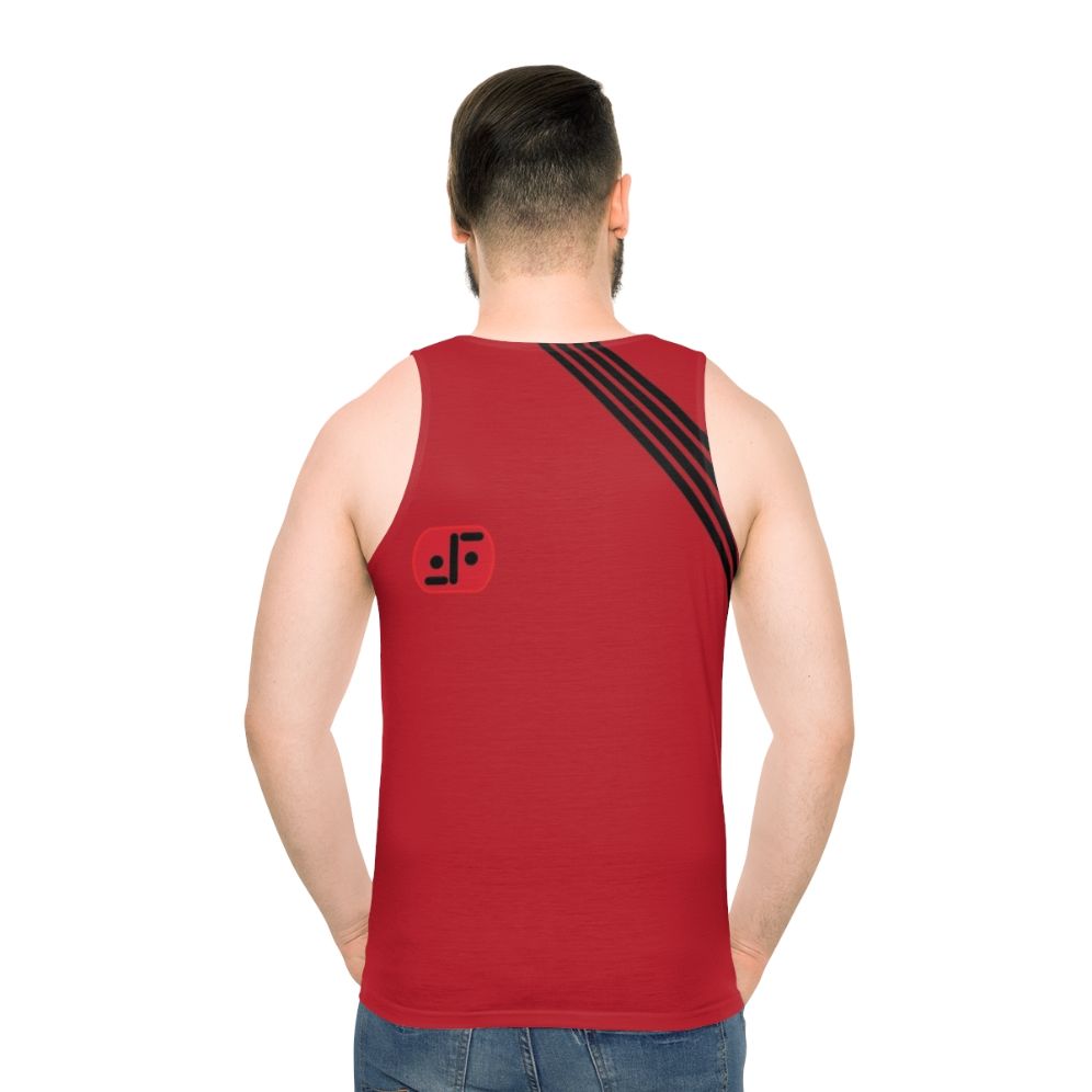 V The Visitors Unisex Striped Tank Top