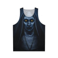 Valak painting unisex horror tank top