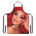 Valentina-Inspired Drag Queen Apron with Bright Colors and Graphic Design