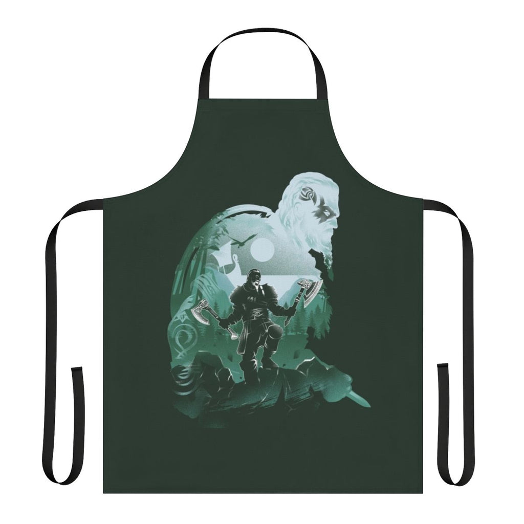 Valhalla Adventure Apron with Viking and Assassin's Creed Valhalla Themes